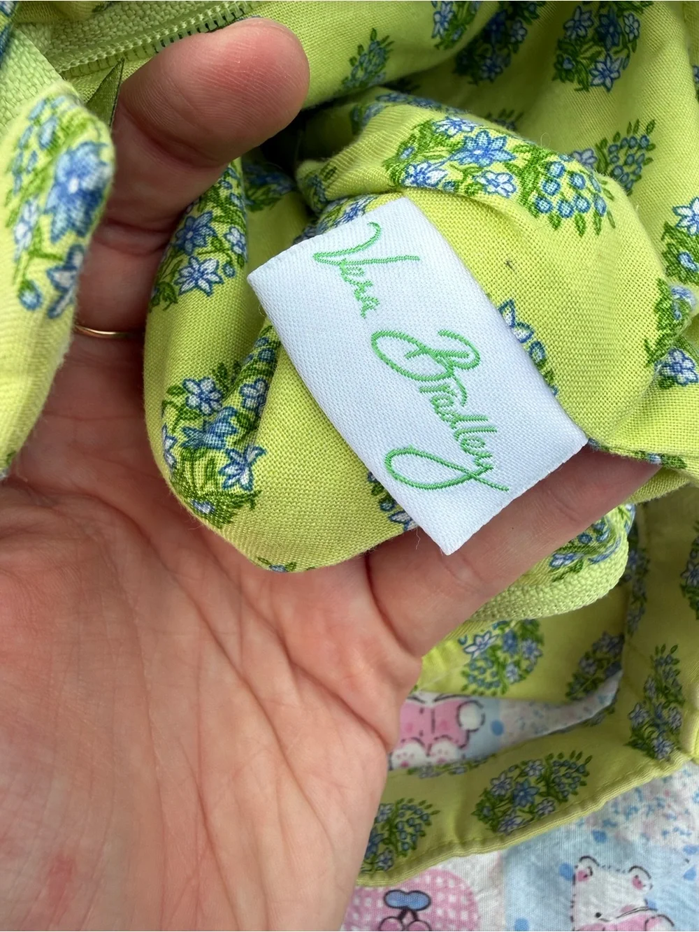 Vera Bradley vintage quilted hipster bag